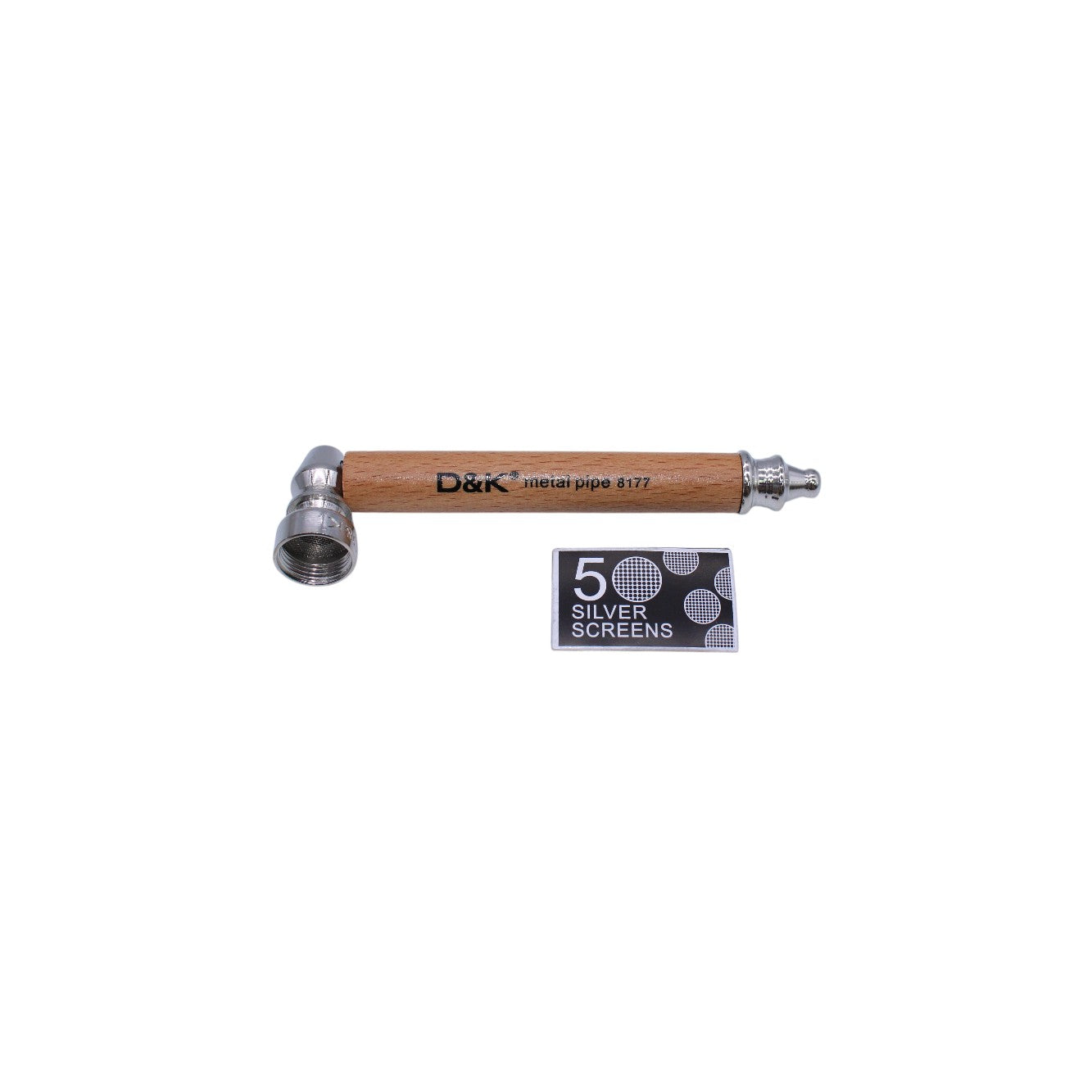 Metall Pfeife Holzoptik inkl. Screens 16er Display