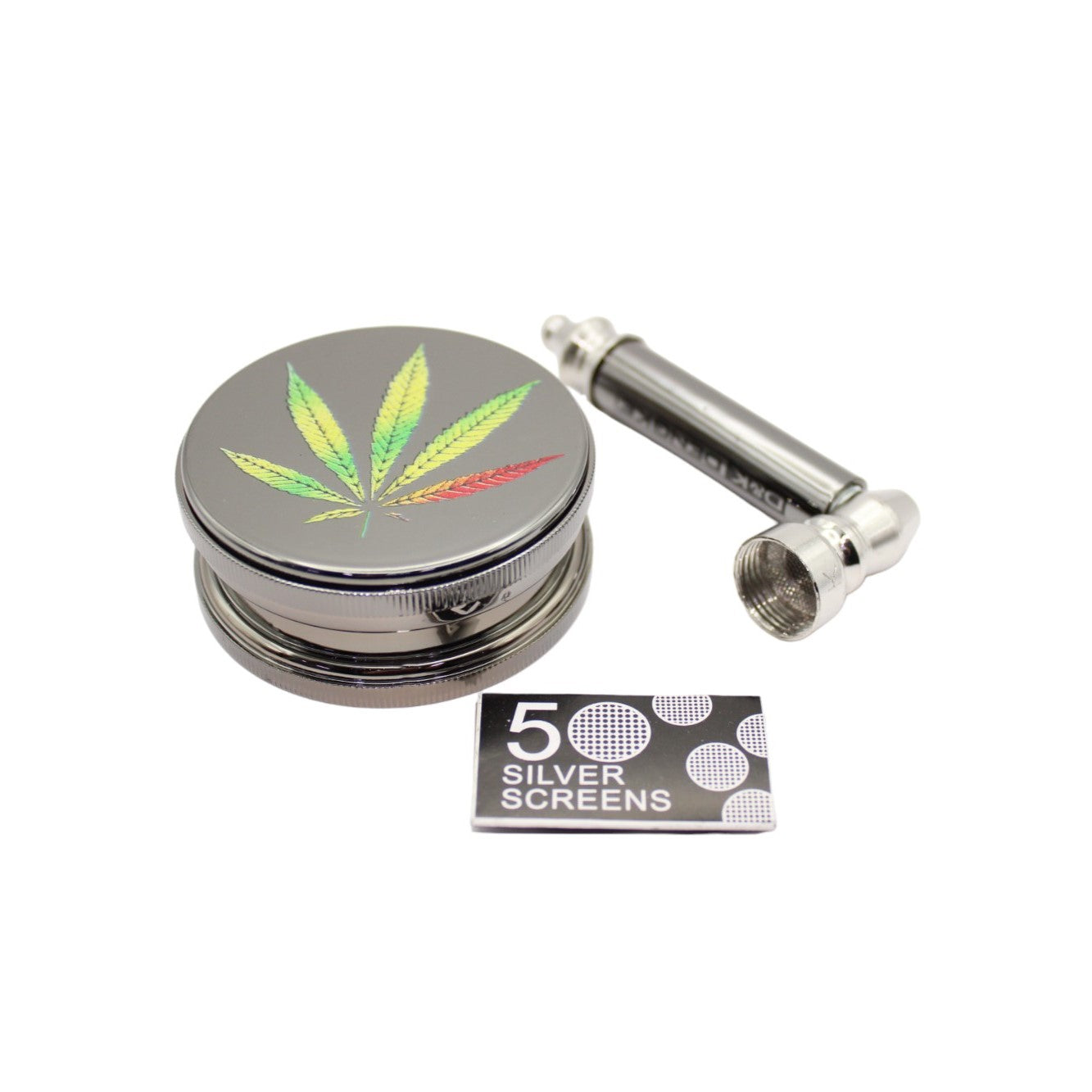 D&K Pfeife inkl. Grinder & Screens 6er Display