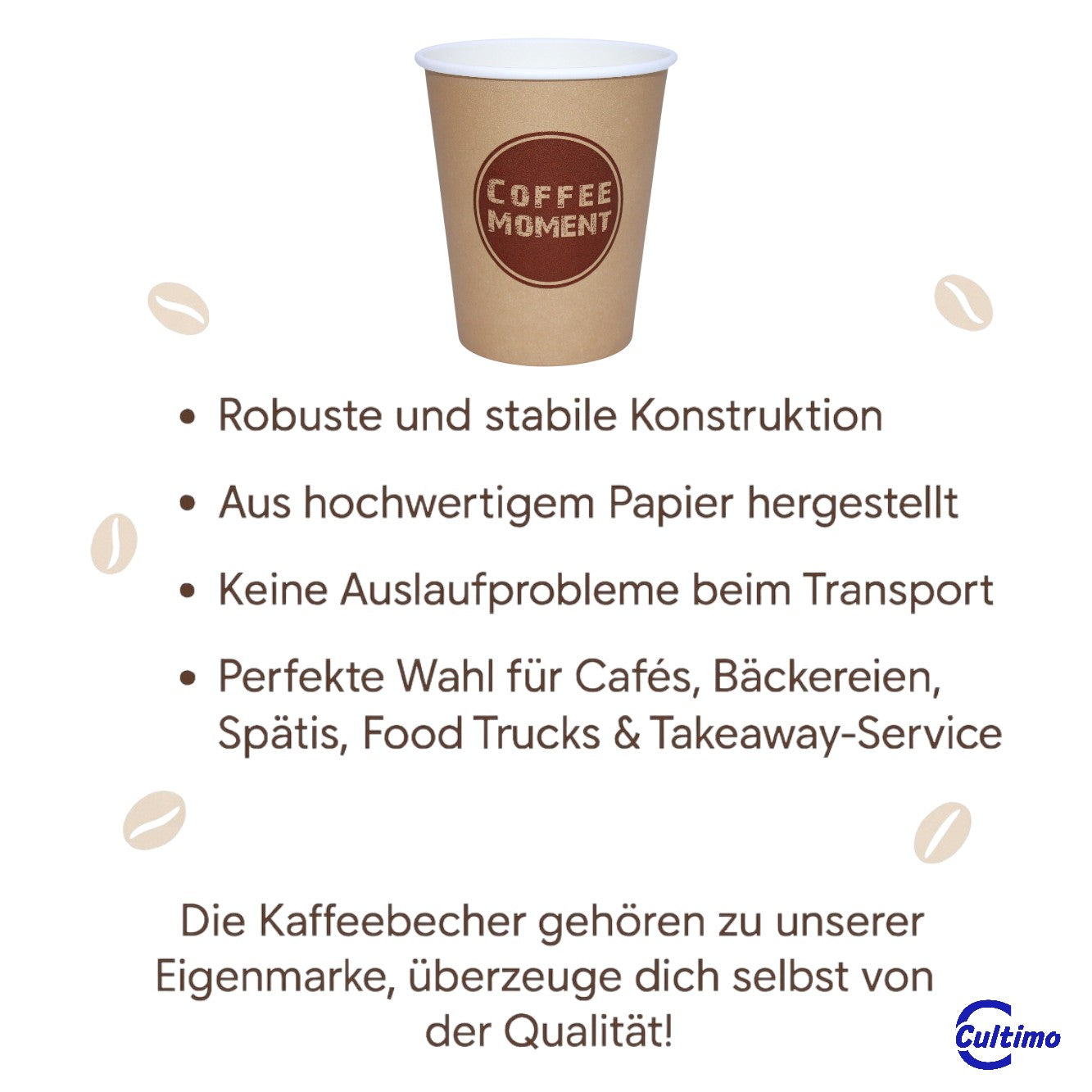 Kaffeebecher Einweg 200ml