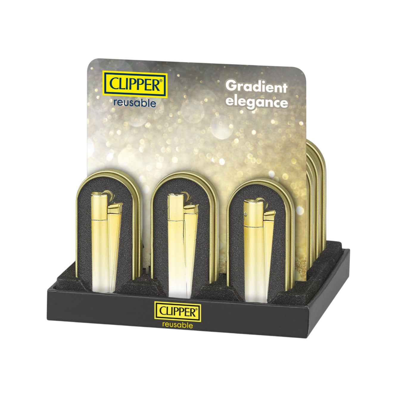 Clipper Metal Large Gradient Elegance 12er Display