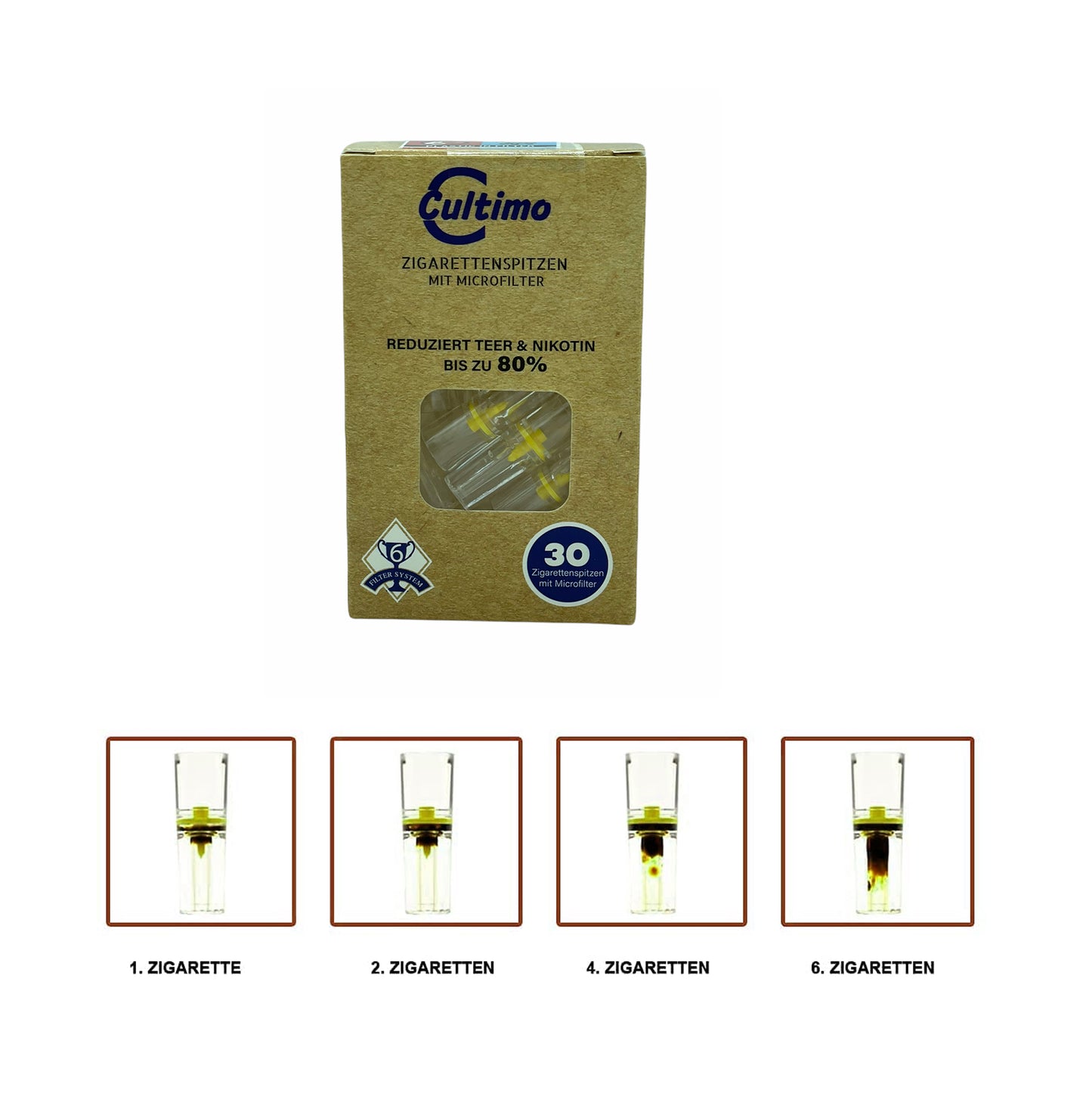 Cultimo Nikotinfilter 20x30er Display