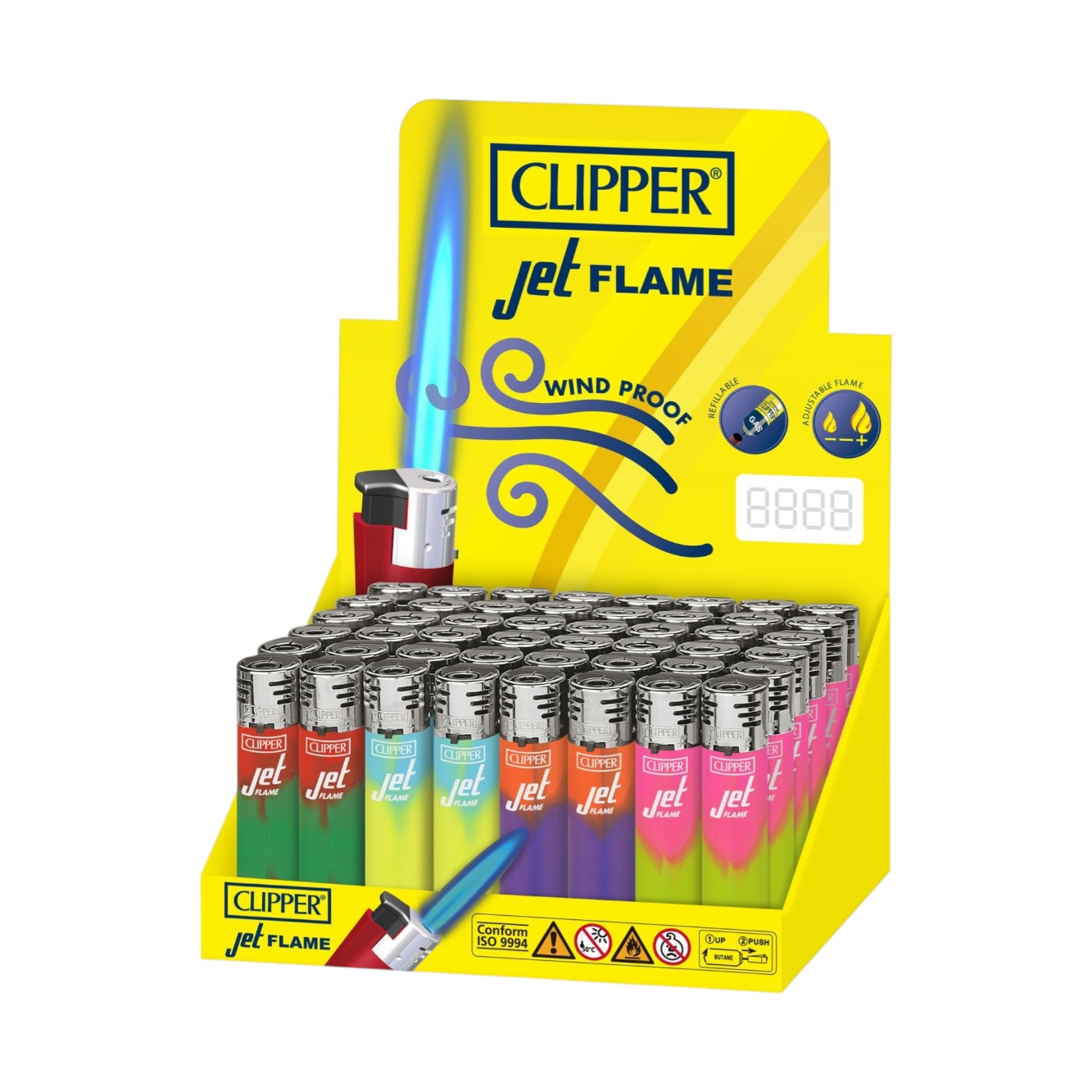 Clipper Jet Flame Nebula Mix 48er Display