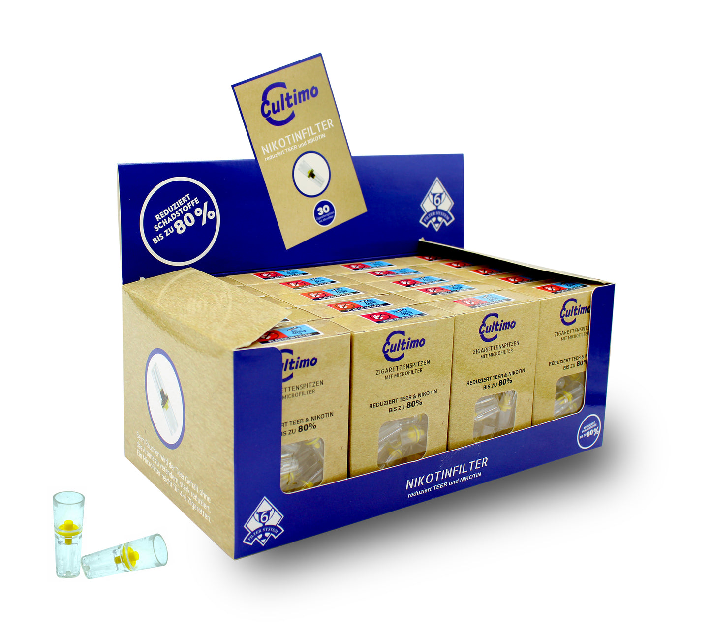 Cultimo Nikotinfilter 20x30er Display