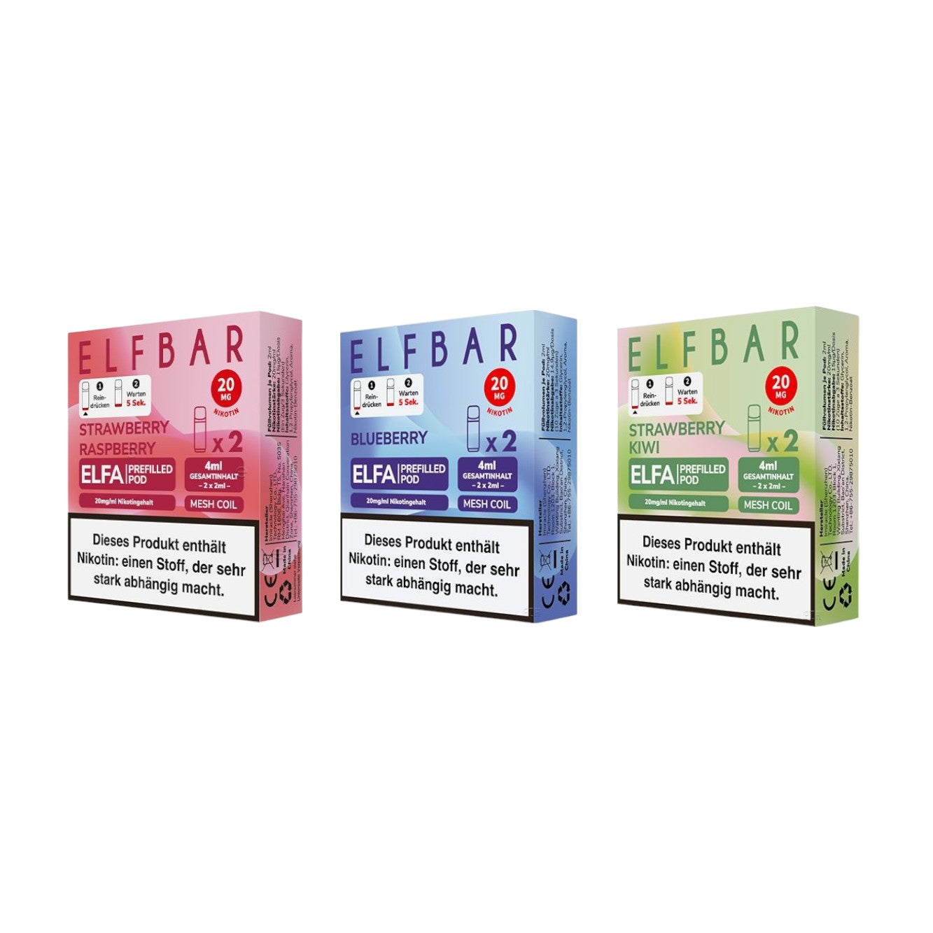Elfbar Elfa Pod 20mg 10 Stück