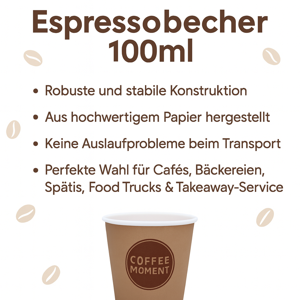Espressobecher Einweg 100ml
