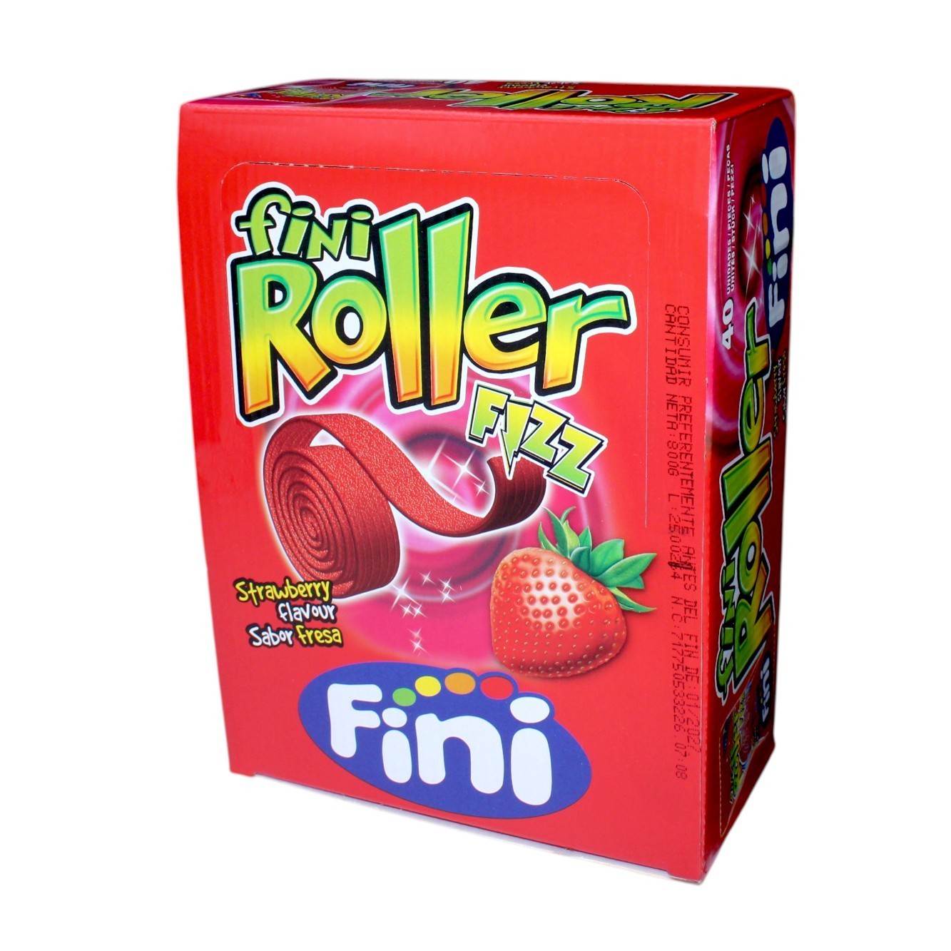 FINI Roller Fizz Strawberry 40x 20g