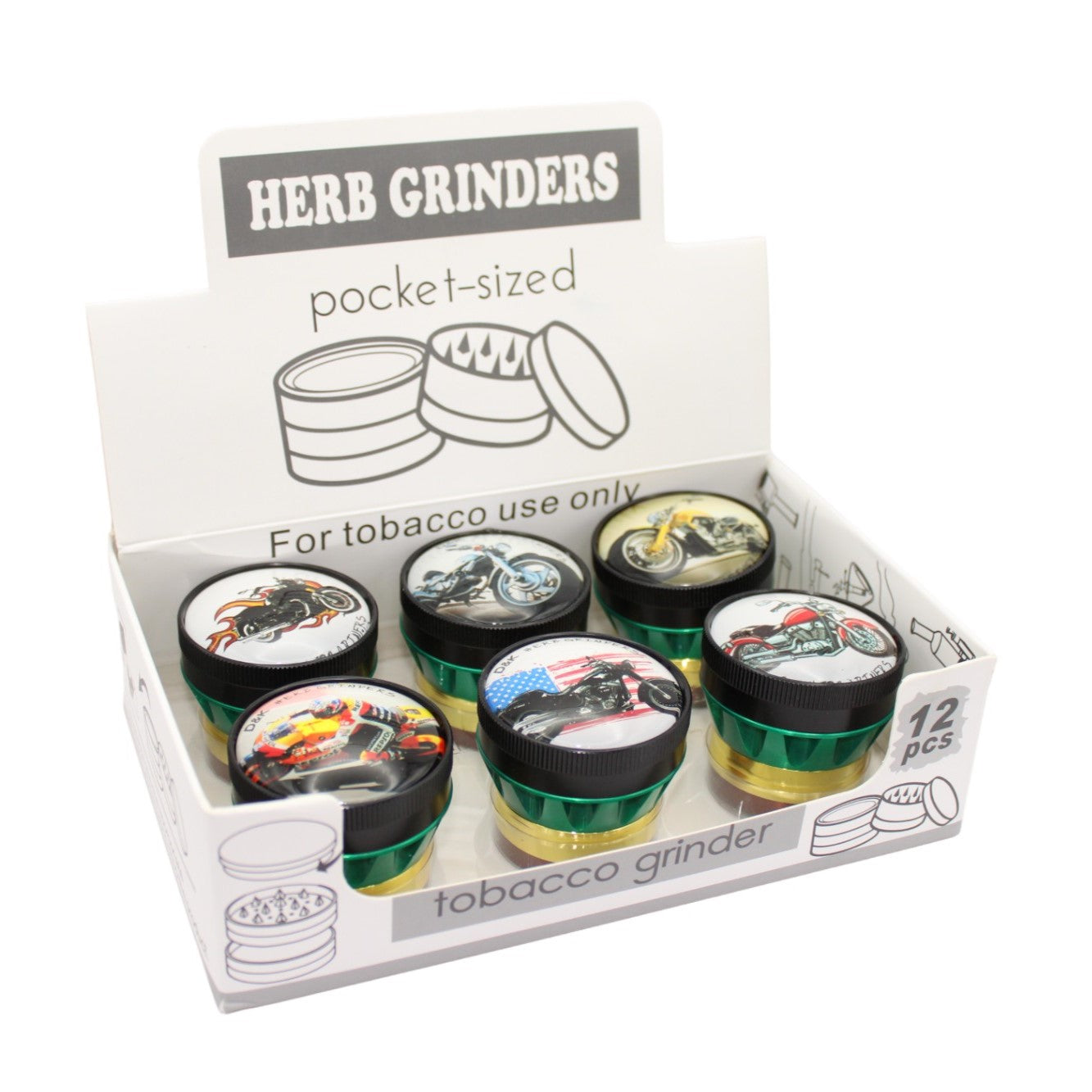 Grinder Motorrad 4tlg 6er Display