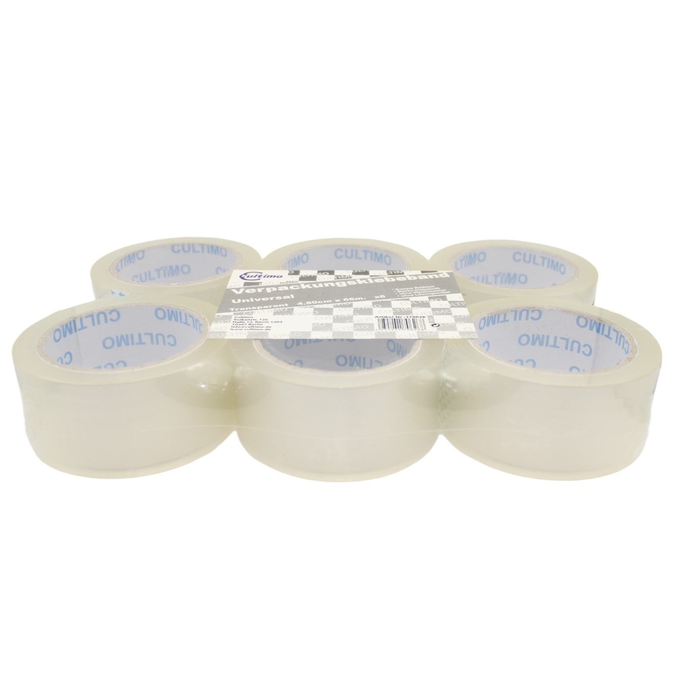 Verpackungs-Klebeband Transparent 6er