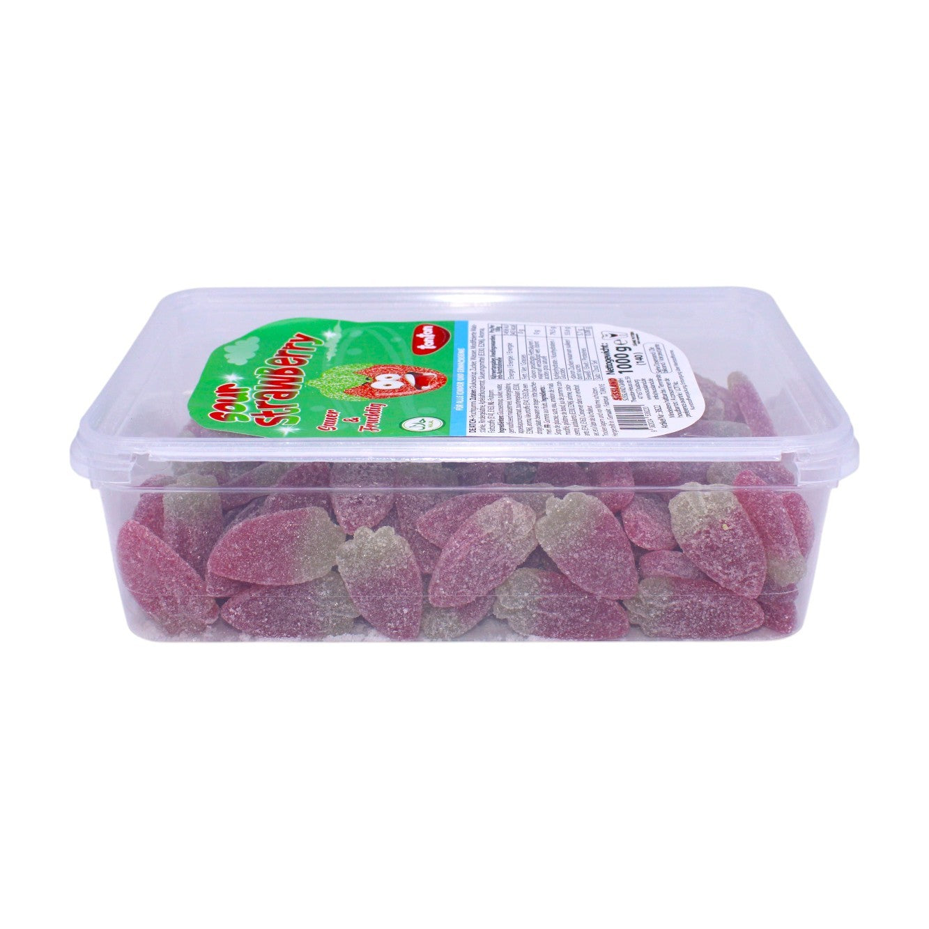 Sour Strawberry Fruchtgummi 1000g
