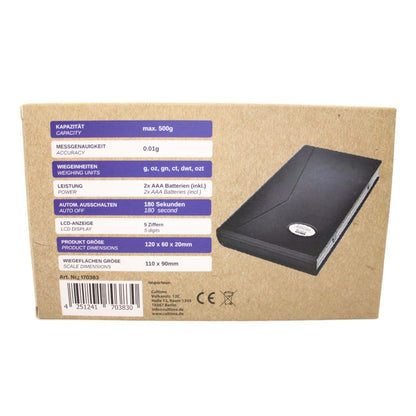 Digital Feinwaage Groß 500g x 0,01g