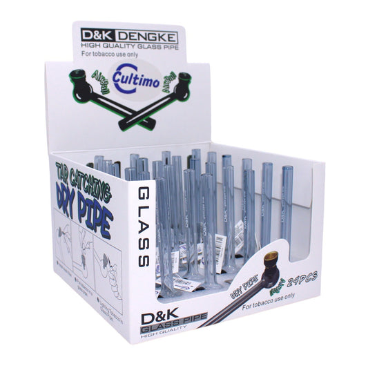 Glas Pfeife 12cm 24er Display