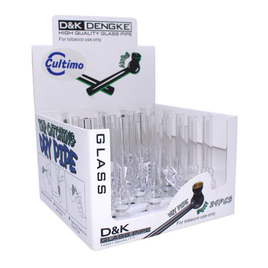 Glas Pfeife 11,8cm 24er Display