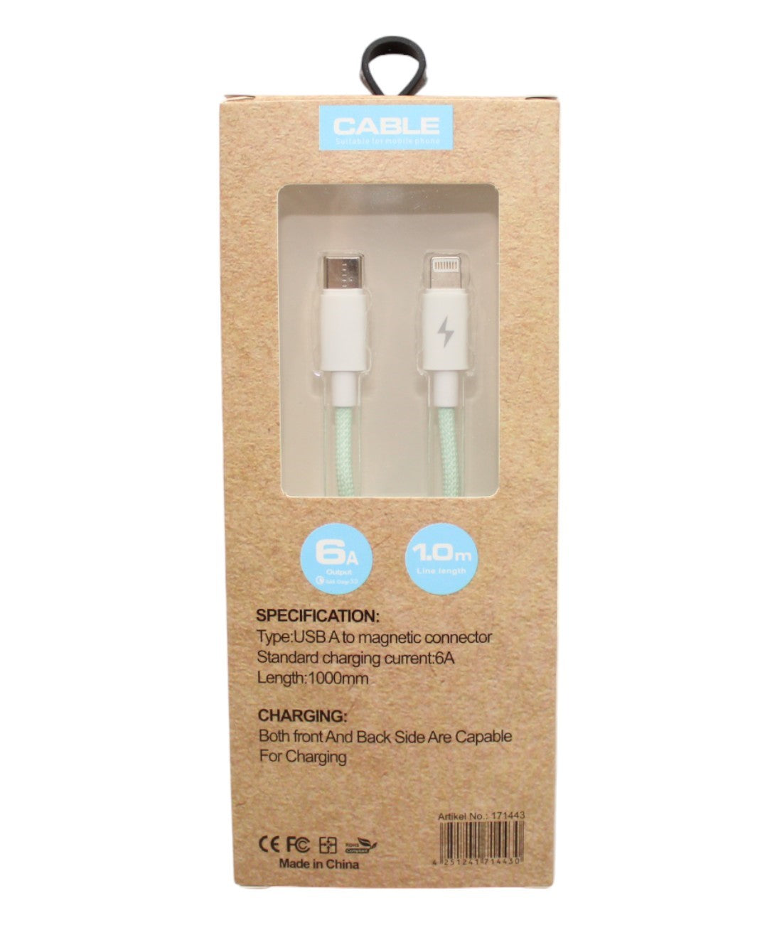 Ladekabel USB-C/Lightning-Anschluss