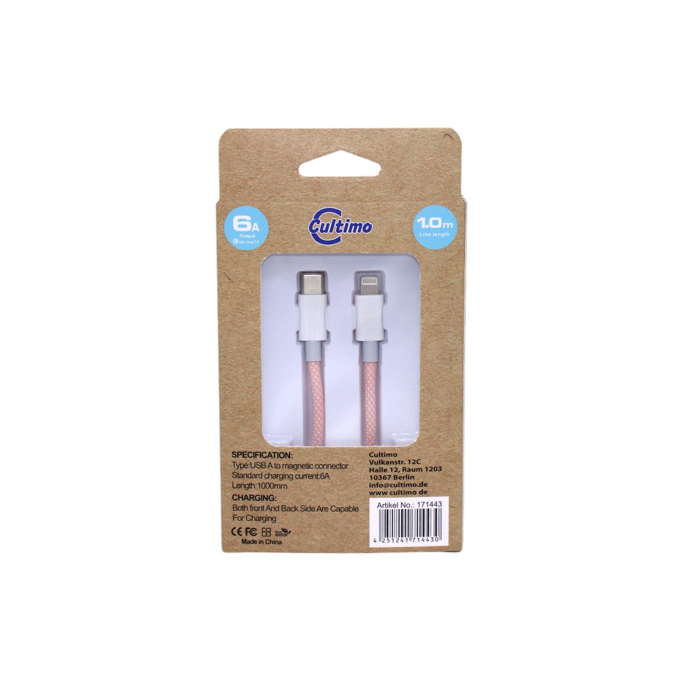 Ladekabel USB-C zu Lightning