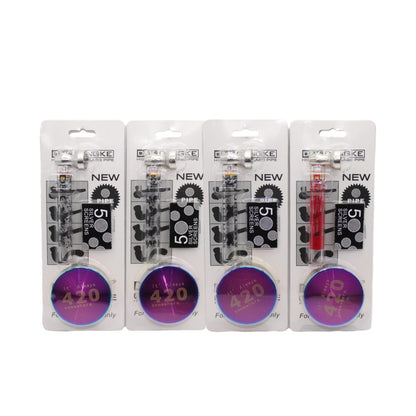 Glas Pfeife Amsterdam inkl. Grinder & Screens 16er Display