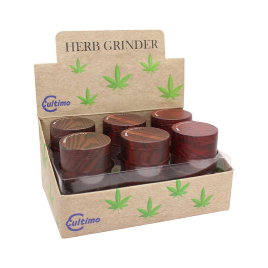 Grinder Holz 4tlg 12er Display