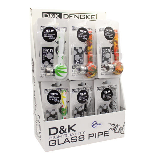 D&K Pfeife Hanf inkl. Screens 24er Display