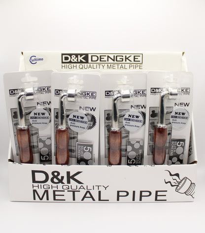 Metall Pfeife Holzoptik inkl. Screens 20er Display