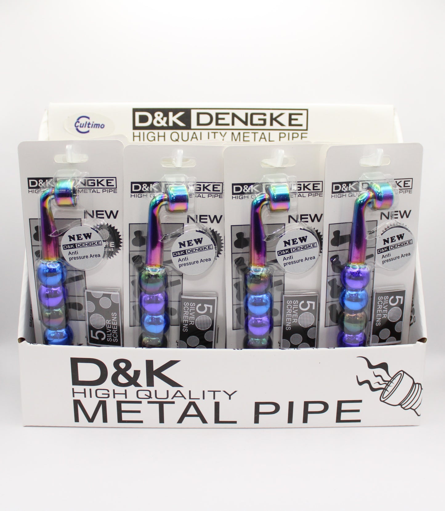 D&K Metall Pfeife Rainbow 15cm