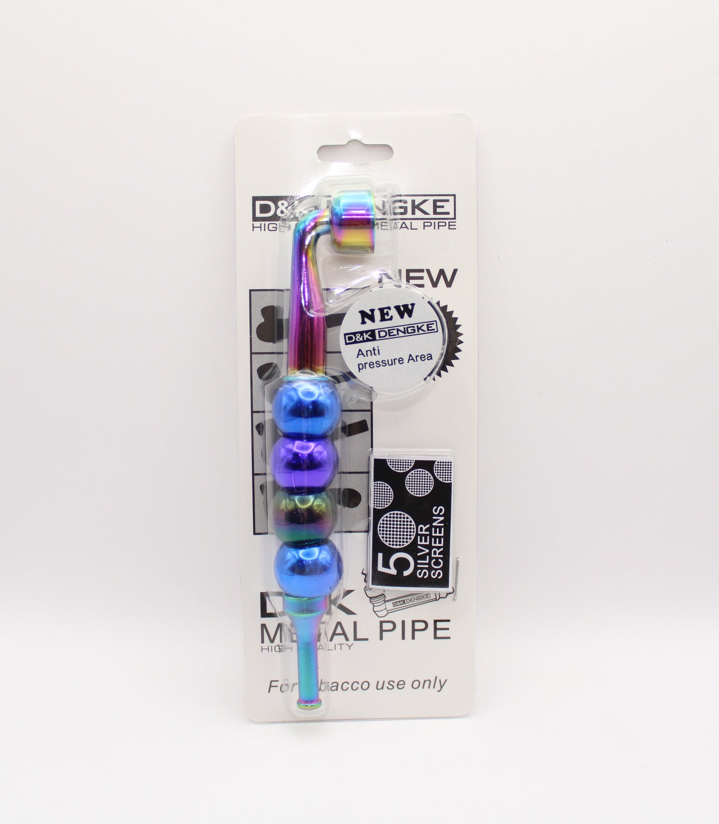 D&K Metall Pfeife Rainbow 15cm
