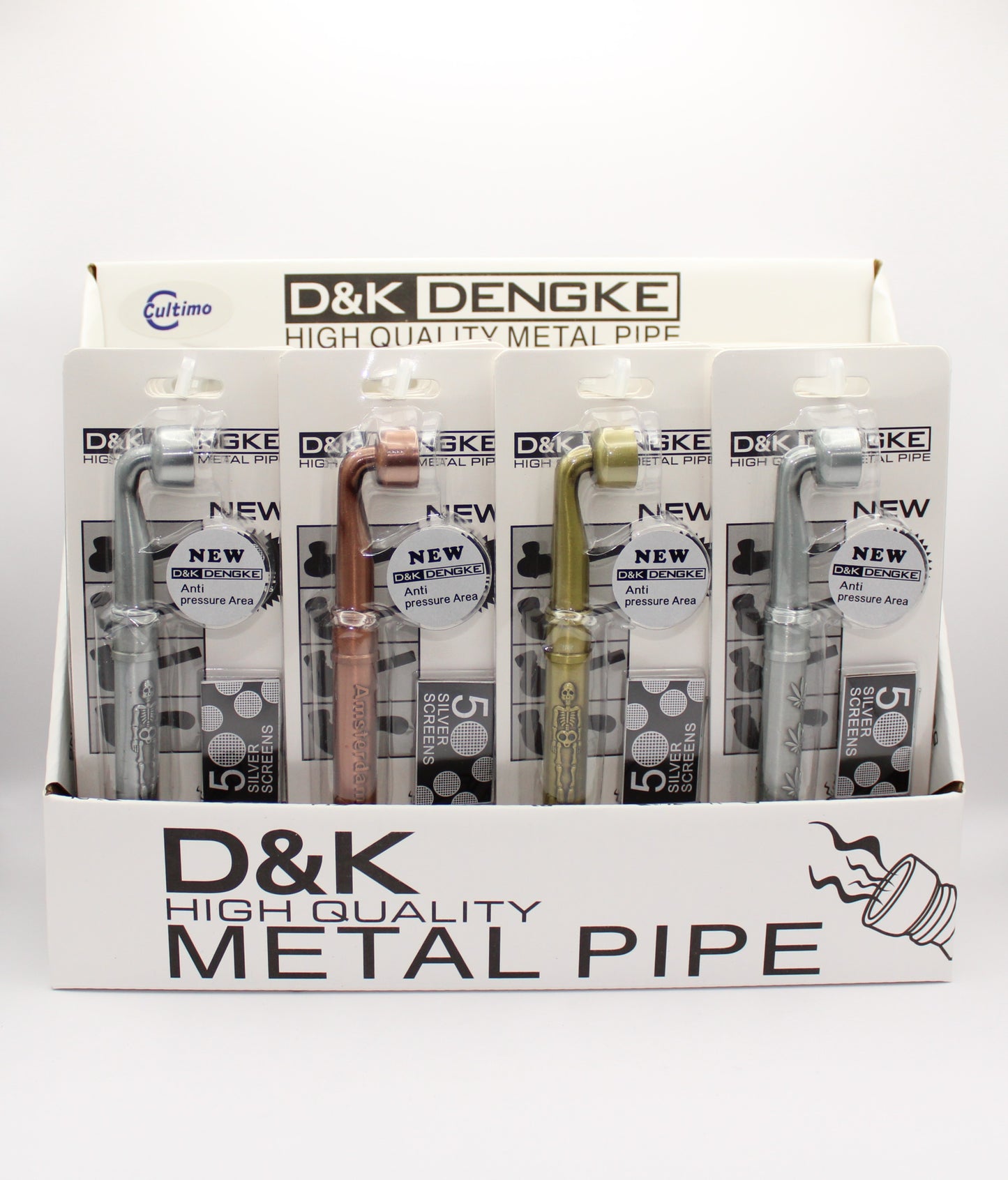 D&K Metall Pfeife inkl. Screens 15cm