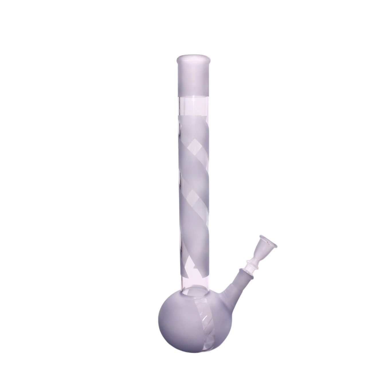Glasbong Grau-Matt 39cm