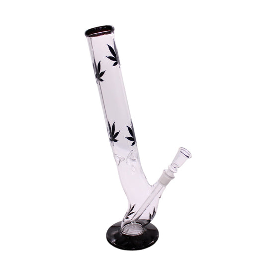 Glasbong Black Leaves 42cm