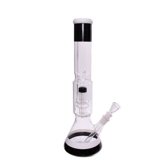 Glasbong Black/White 40cm