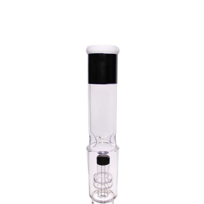 Glasbong Black/White 40cm