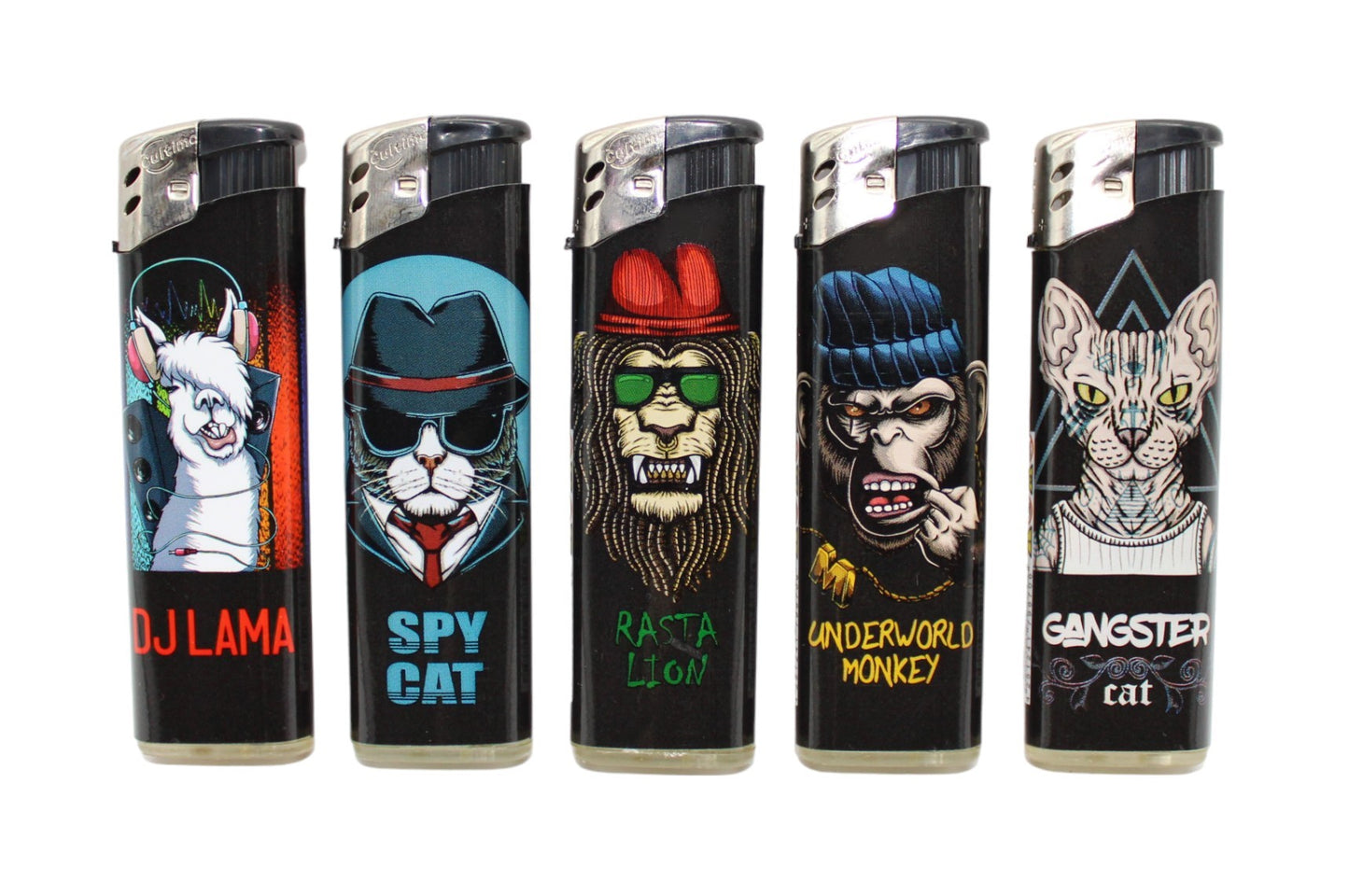 Elektronik Feuerzeug "Gangster" 50er Display