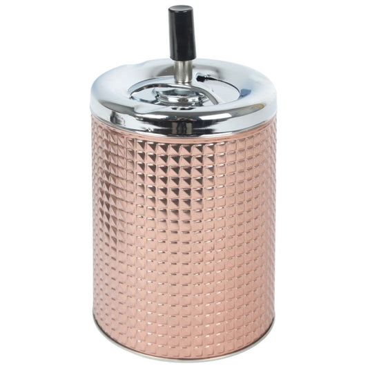 Drehaschenbecher Metall Rosegold
