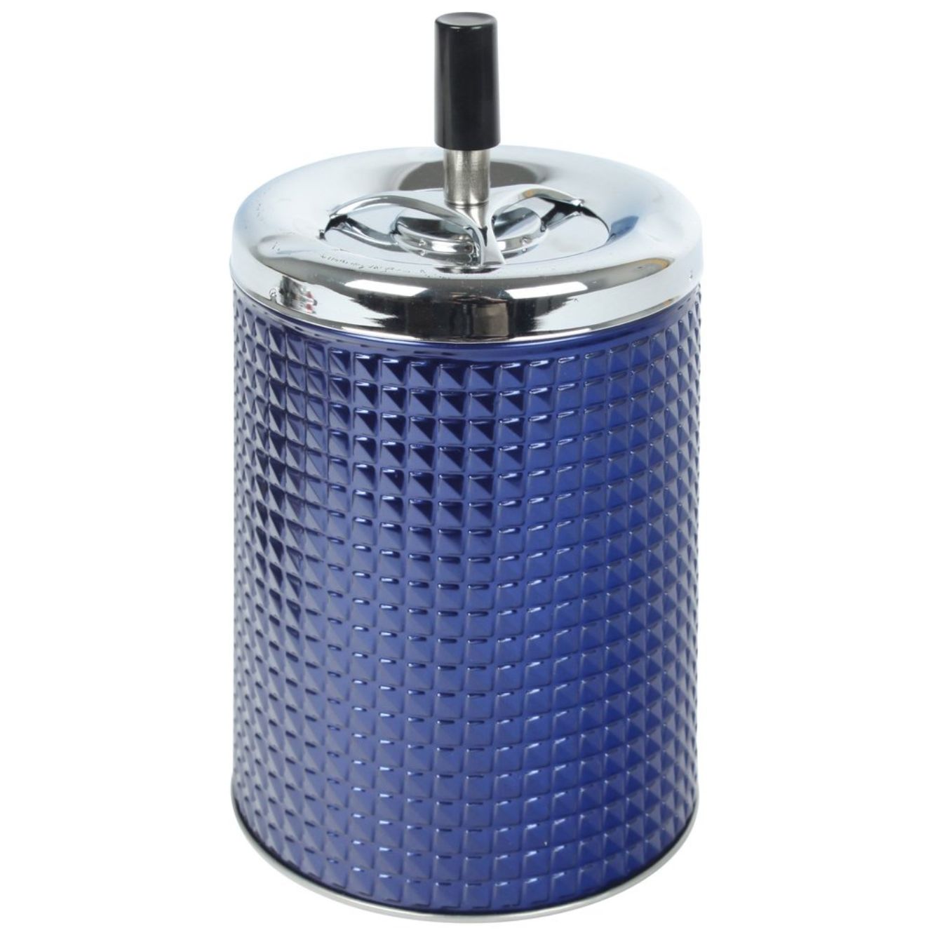 Drehaschenbecher Metall Blau