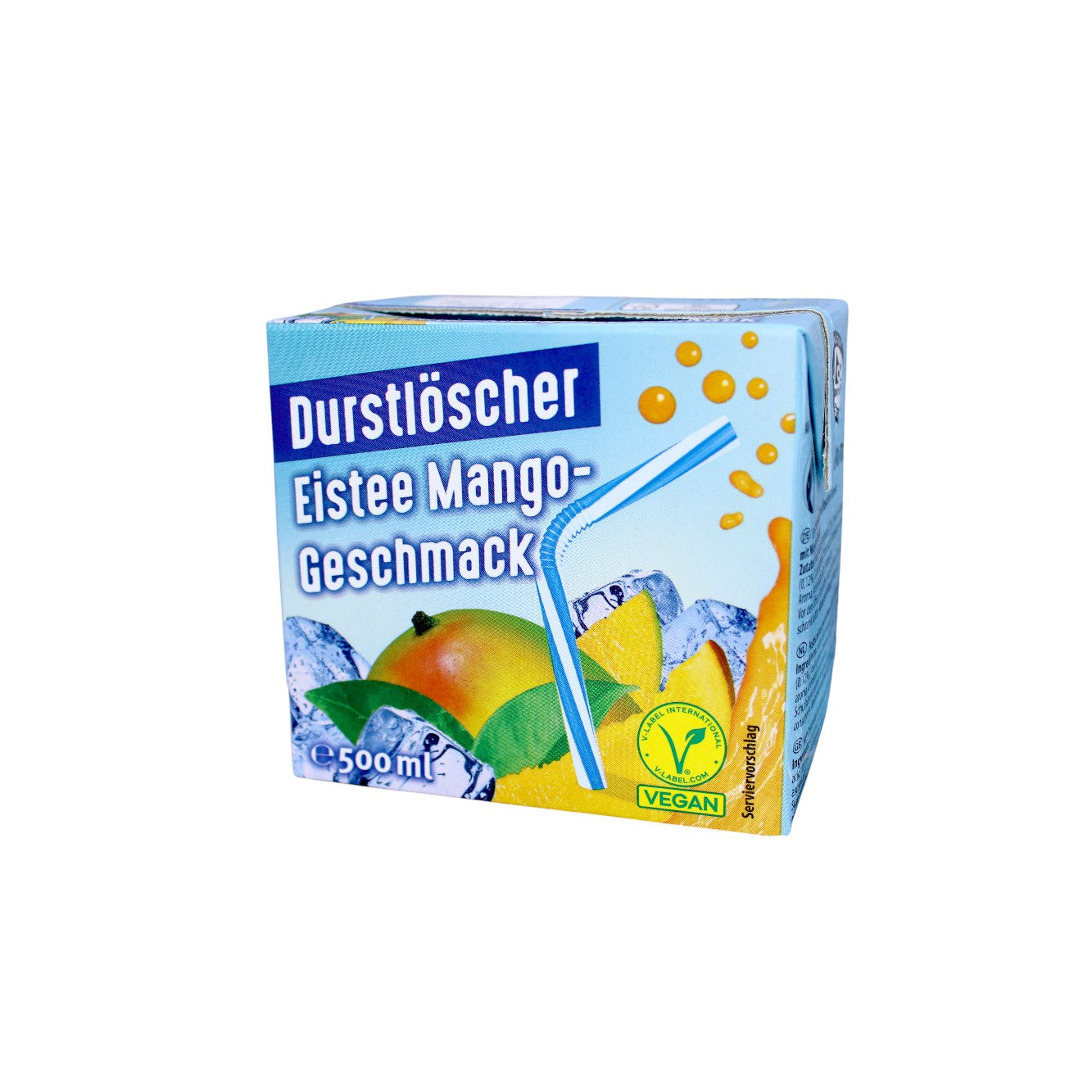 Durstlöscher Eistee Mango-Geschmack 12x 500ml