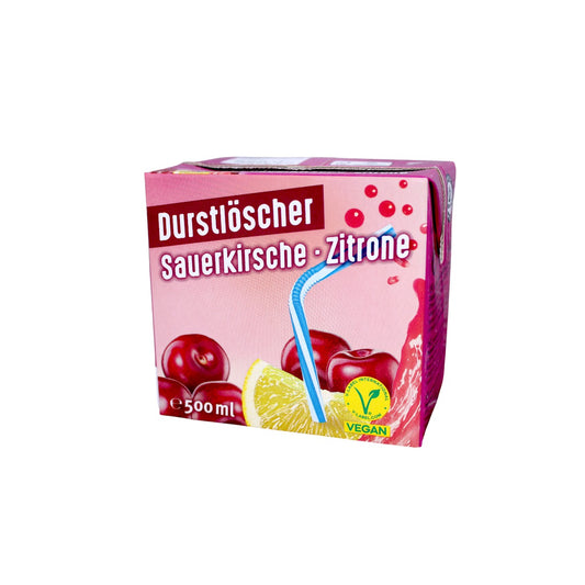 Durstlöscher Sauerkirsche-Zitrone 12x 500ml