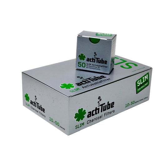 ActiTube Slim Aktivkohlefilter 7mm 10x50