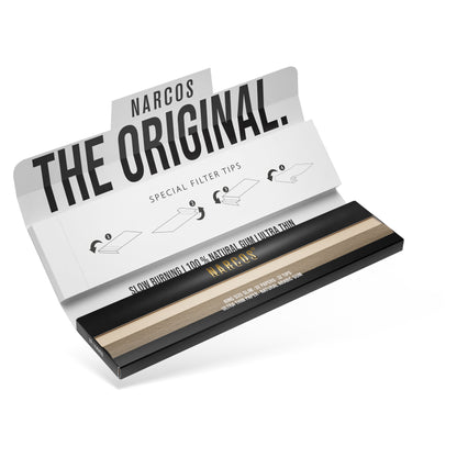 Narcos Slim Papers Brown + Tips