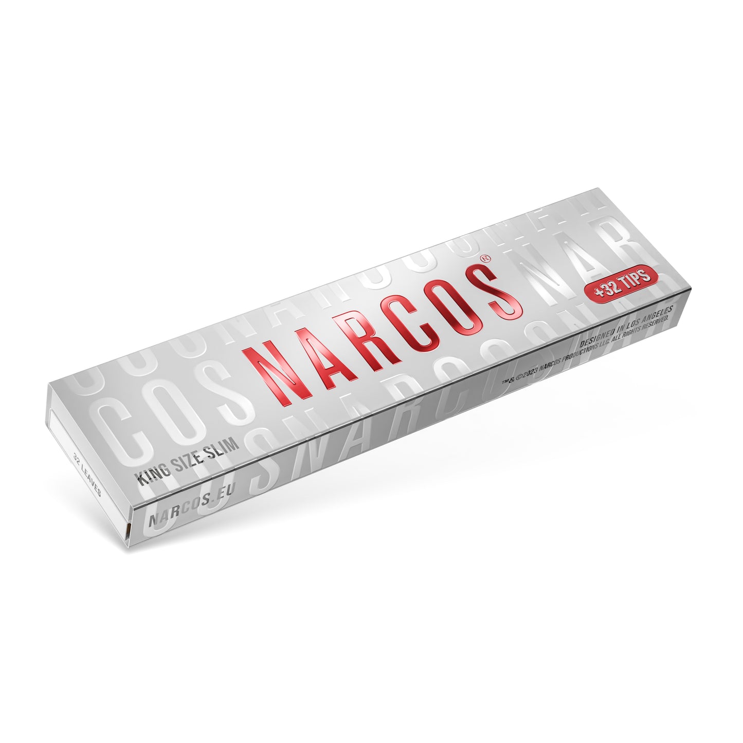 Narcos Slim Papers White + Tips