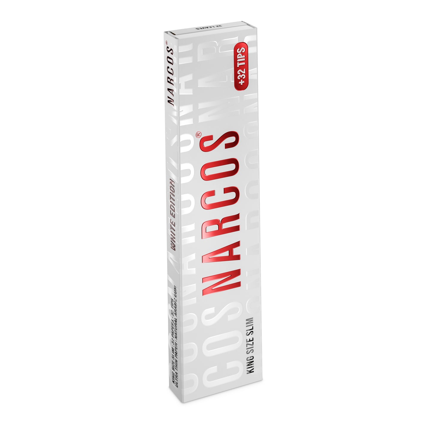 Narcos Slim Papers White + Tips