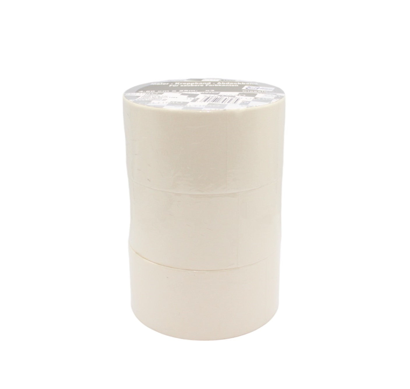 Krepp-Abdeckband 3 Rollen 48mm x 25m