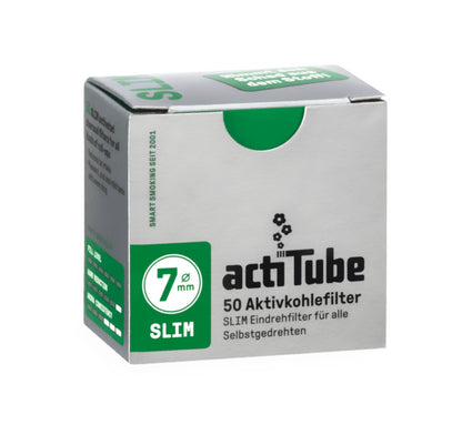 ActiTube Slim Aktivkohlefilter 7mm 10x50