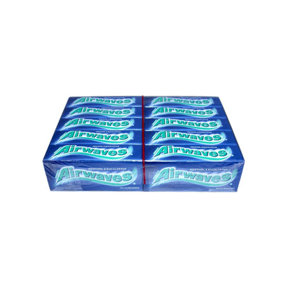 Airwaves Menthol & Eucalyptus Kaugummi 30x 12er