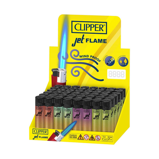 Clipper Jet Flame Metallic Gradient 48er Display