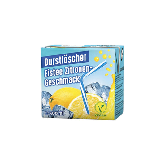 Durstlöscher Eistee Zitronen-Geschmack 12x 500ml