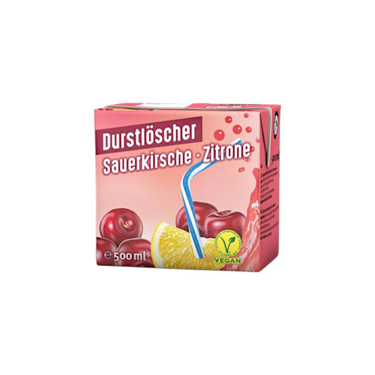 Durstlöscher Sauerkirsche-Zitrone 12x 500ml