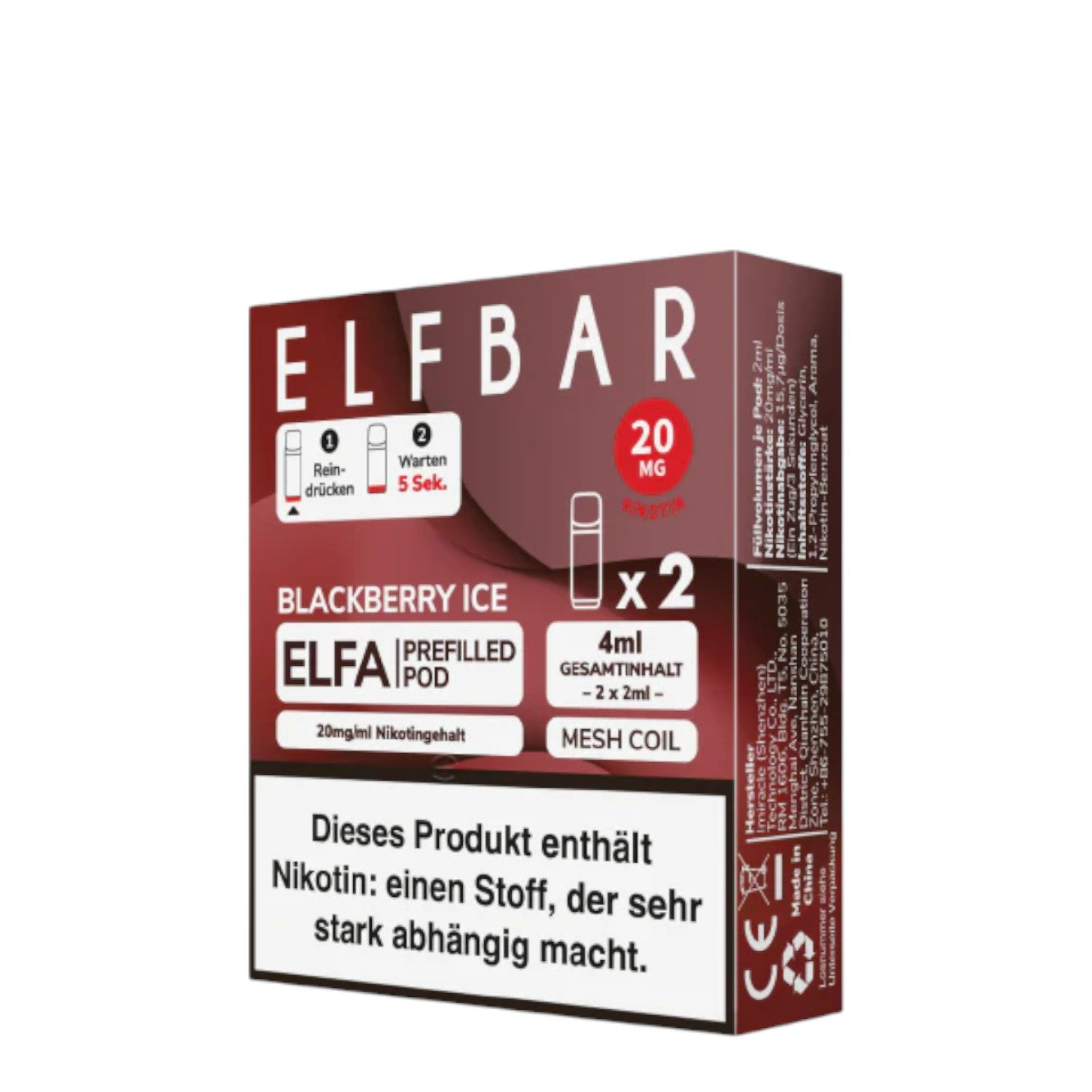 Elfbar Elfa Pod 20mg 10 Stück