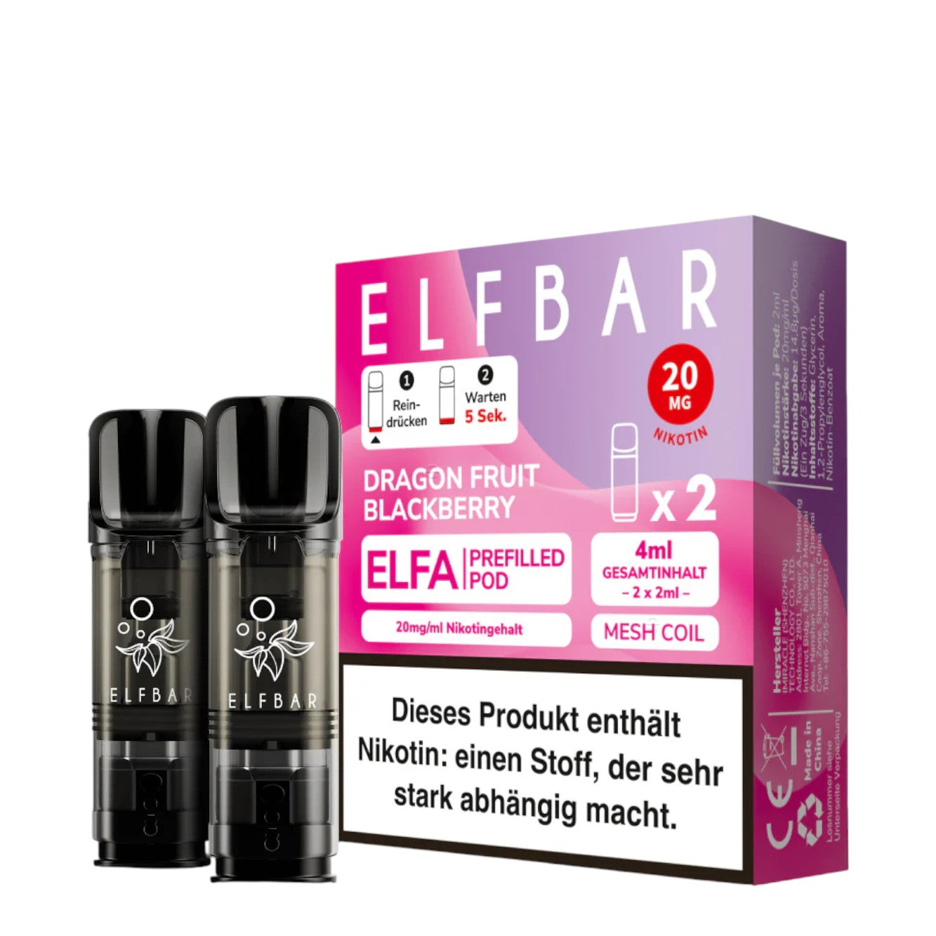 Elfbar Elfa Pod 20mg 10 Stück