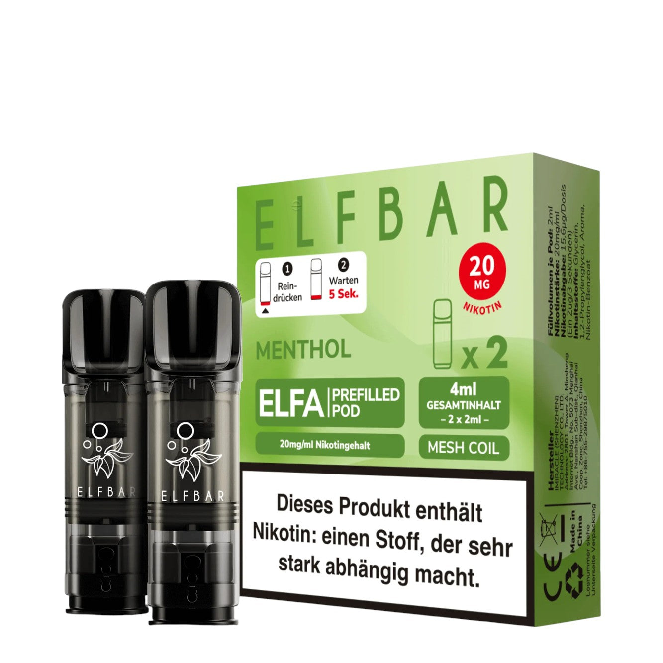 Elfbar Elfa Pod 20mg 10 Stück