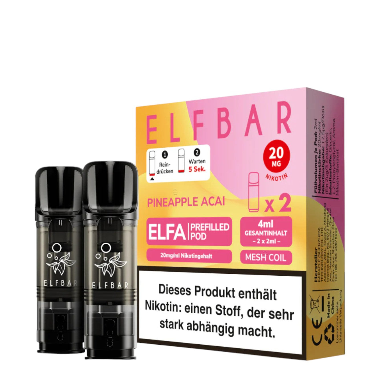 Elfbar Elfa Pod 20mg 10 Stück
