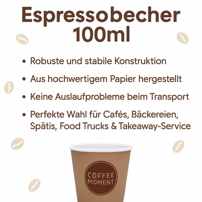 Espressobecher Einweg 100ml