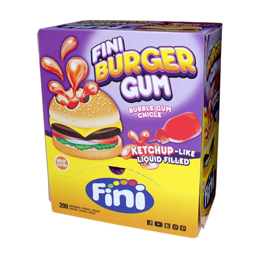FINI Burger Gum Kaugummi 200x 5g